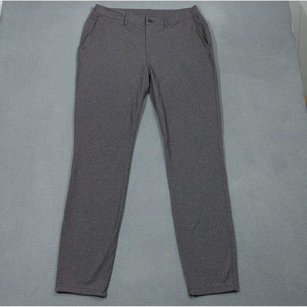 Public Rec Pants Men's 34x36 Fits 34x34 Gray Stretch Chino Trouser Active Golf